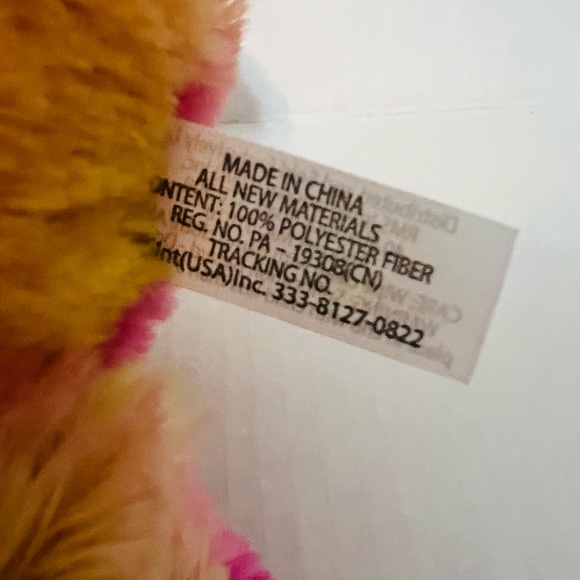 COPY - RMS International Glitter Eye Donkey Unicorn Plush - Picture 5 of 6